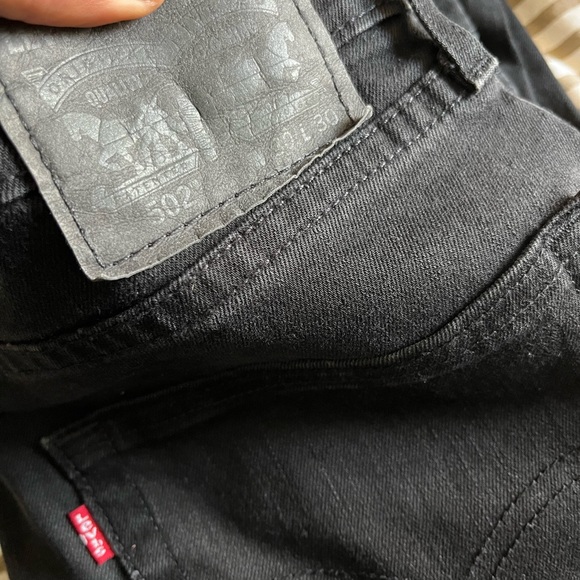 levi 502 black jeans 30 30 - Picture 2 of 6